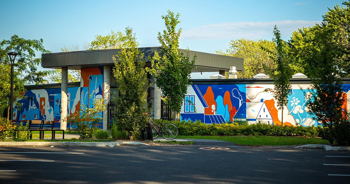 Murale du 350e anniversaire de Varennes
