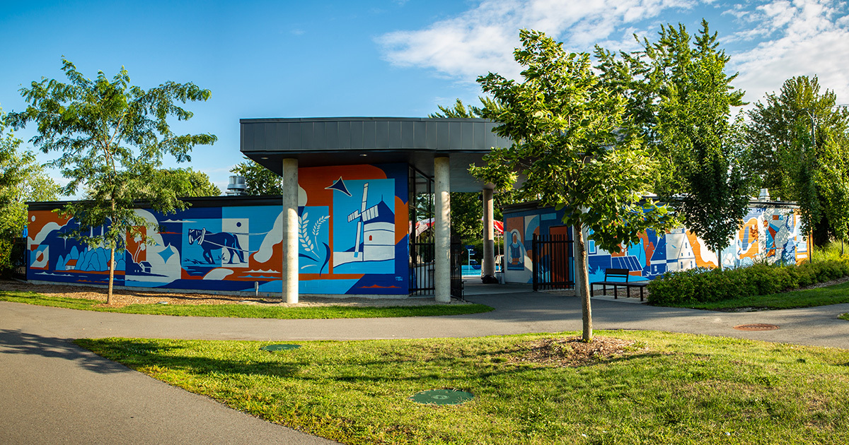 Murale du 350e anniversaire de Varennes