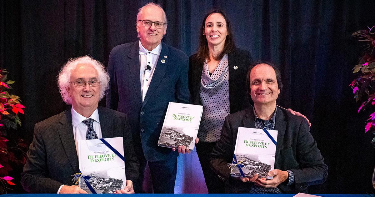 Louis Desjardins, Jacques Dalpé, Judith Frappier et Louis Gravel