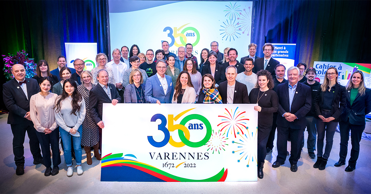 Comités organisateurs et partenaires du 350e et élus municipaux