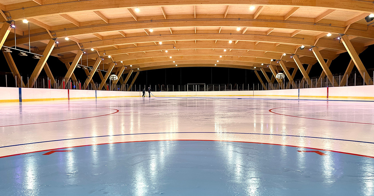 Arrosage de la glace avant l’ouverture officielle